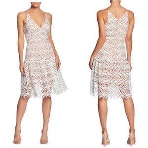 Dress the population cocktail dress white lace